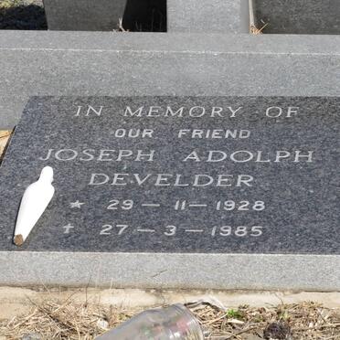 DEVELDER Joseph Adolph 1928-1985
