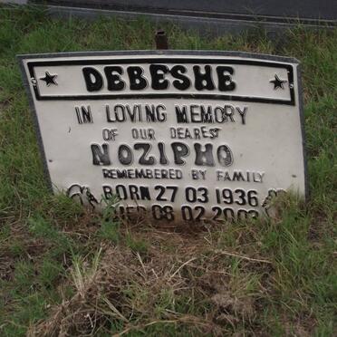DEBESHE Nozipho 1936-2003