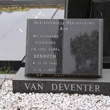 DEVENTER Kenneth, van 1941-1983