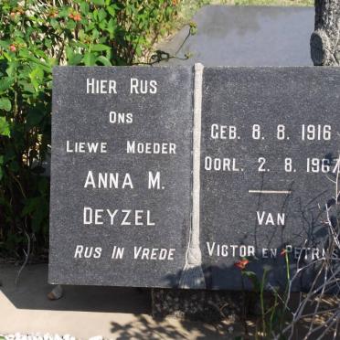 DEYZEL Anna M. 1916-1967