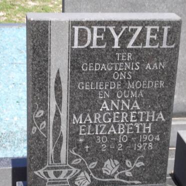 DEYZEL Margeretha Elizabeth 1904-1978