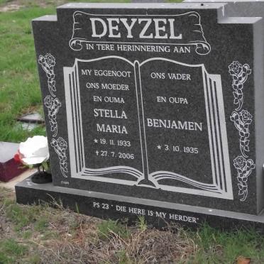 DEYZEL Benjamen 1935- &amp; Stella Maria 1933-2006