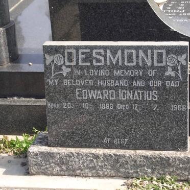 DESMOND Edward Ignatius 1893-1968