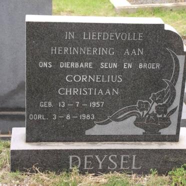 DEYSEL Cornelius Christiaan 1957-1983