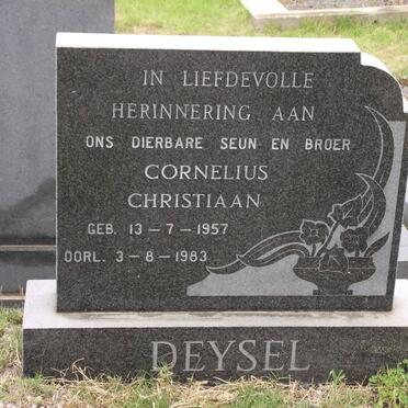 DEYSEL Cornelius Christiaan 1957-1983