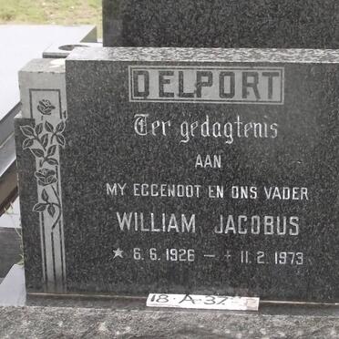 DELPORT William Jacobus 1926-1973