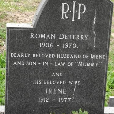 DETERRY Roman 1906-1970 &amp; Irene 1912-1977