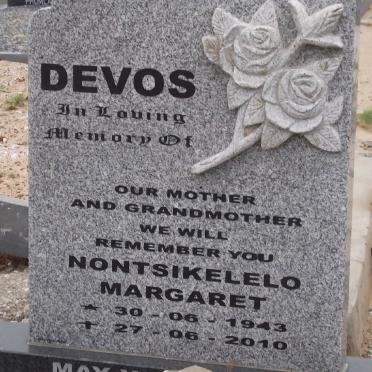 DEVOS Nontsikelelo Margaret 1943-2010