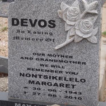 DEVOS Nontsikelelo Margaret 1943-2010