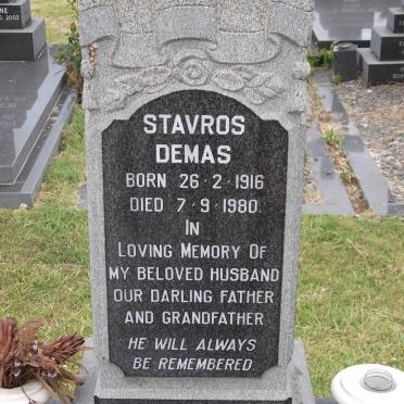 DEMAS Stavros 1916-1980