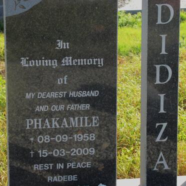 DIDIZA Phakamile 1958-2009