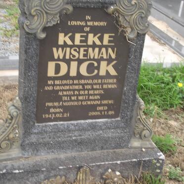 DICK Keke Wiseman 1943-2008