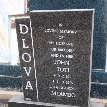 DLOVA John Toti 1921-1997
