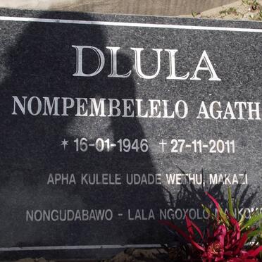 DLULA Nompembelelo Agatha 1946-2011