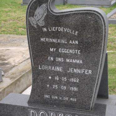 DOBSON Lorraine Jennifer 1962-1991