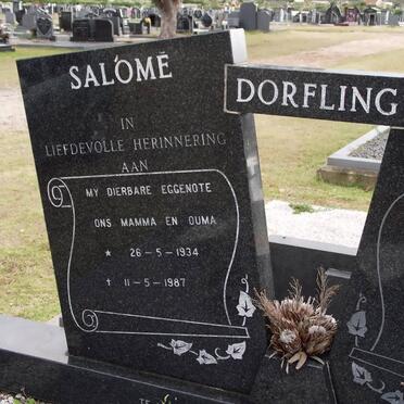 DORFLING Salome 1934-1987