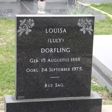 DORFLING Louisa 1888-1975