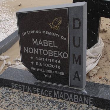 DUMA Mabel Nontobeko 1944-2010