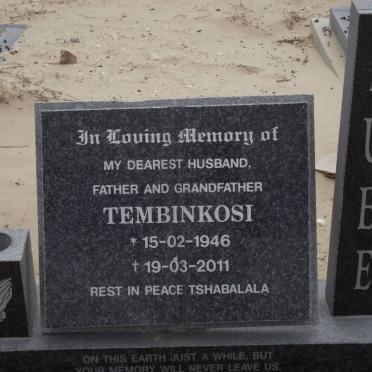 DUBE Tembinkosi 1946-2011