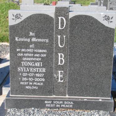 DUBE Tongayi Sylvester 1927-2009