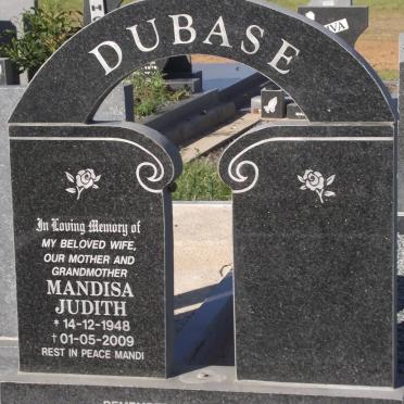 DUBASE Mandisa Judith 1948-2009