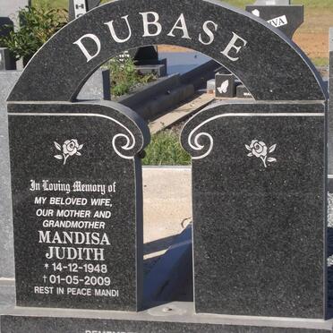 DUBASE Mandisa Judith 1948-2009