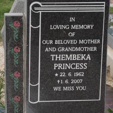 DUBE Thembeka Princess 1962-2007