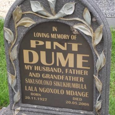 DUME Pint 1927-2008