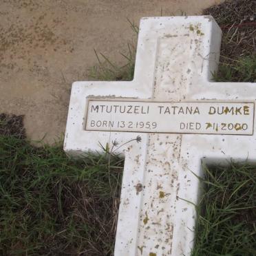 DUMKE Mtutuzeli Tatana 1959-2000