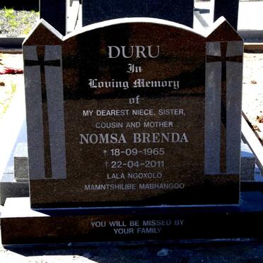 DURU Nomsa Brenda 1965-2011