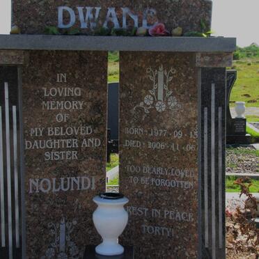 DWANE Nolundi 1977-2006