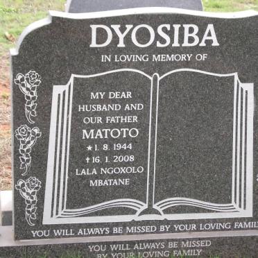 DYOSIBA Matoto 1944-2008