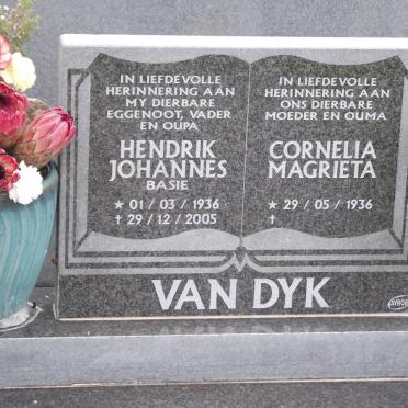 DYK Hendrik Johannes, van 1936-2005 &amp; Cornelia Magrieta 1936-