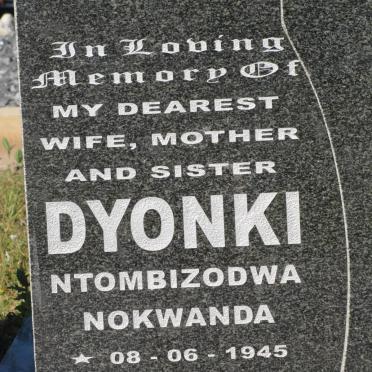 DYONKI Ntombizodwa Nokwanda 1945-2010