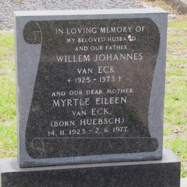 ECK Willem Johannes, van 1925-1973 &amp; Myrtle Eileen HUEBSCH 1923-1977