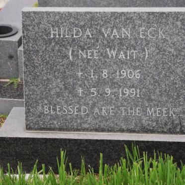 ECK Hilda, van nee WAIT 1906-1991