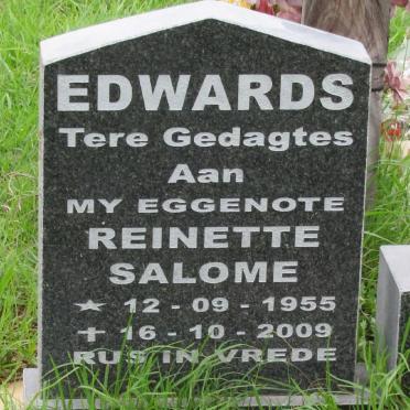 EDWARDS Reinette Salome 1955-2009