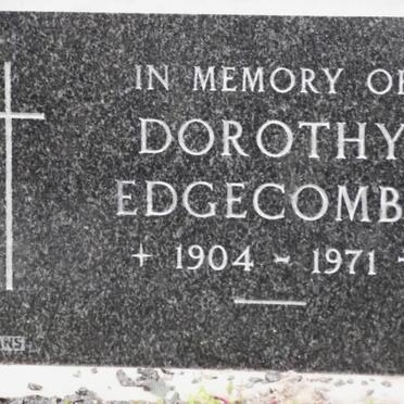EDGECOMBE Dorothy 1904-1971