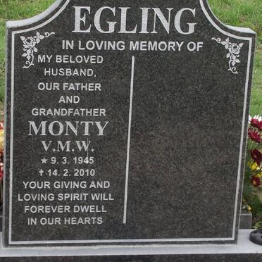 EGLING Victor Winston M. 1945-2010