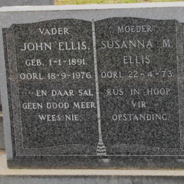 ELLIS John 1891-1976 &amp; Susanna M. -1973