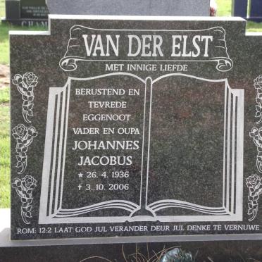 ELST Johannes Jacobus, van der 1936-2006