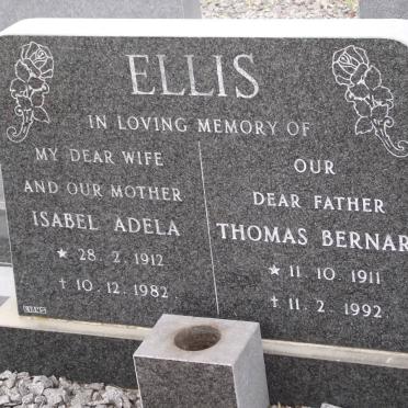ELLIS Thomas Bernard 1911-1992 &amp; Isabel Adela 1912-1982 