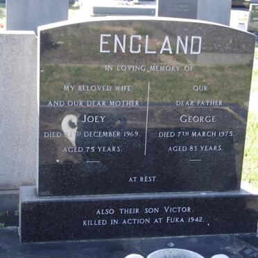 ENGLAND George -1975 &amp; Joey -1969