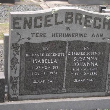 ENGELBRECHT Isabella 1921-1974 :: ENGELBRECHT Susanna Johanna 1924-1990