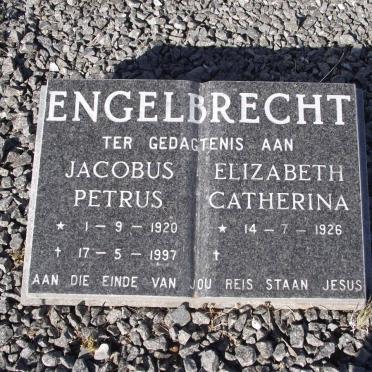 ENGELBRECHT Jacobus Petrus 1920-1997 &amp; Elizabeth Catherina 1926-