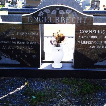 ENGELBRECHT Cornelius Petrus Meyer 1916-2003 &amp; Alice Susara 1917-1981
