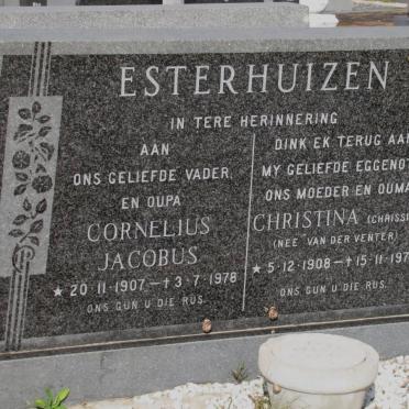ESTERHUIZEN Cornelius Jacobus 1907-1978 &amp; Christina VAN DER VENTER 1908-1976