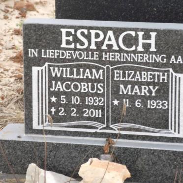 ESPACH William Jacobus 1931-2011 &amp; Elizabeth Mary 1933-