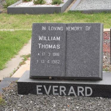 EVERARD William Thomas 1916-1982