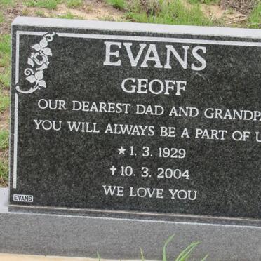 EVANS Geoff 1929-2004